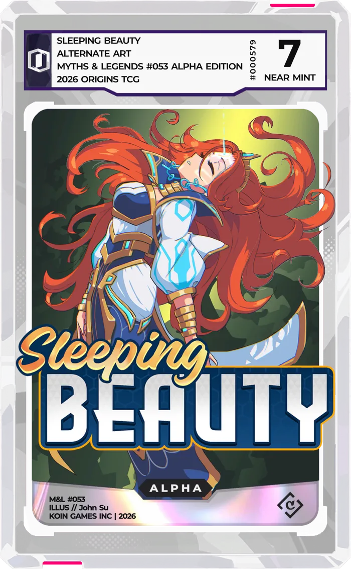 Sleeping Beauty — Origins graded 9.5
